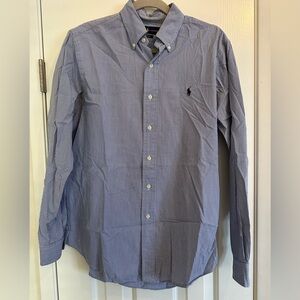 Ralph Lauren Men's Blue Gingham Shirt